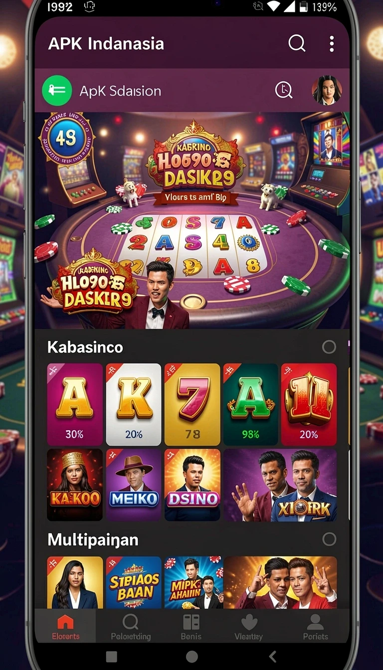 Beragam pilihan permainan menarik dalam aplikasi higgs777 App APK Terbaru.