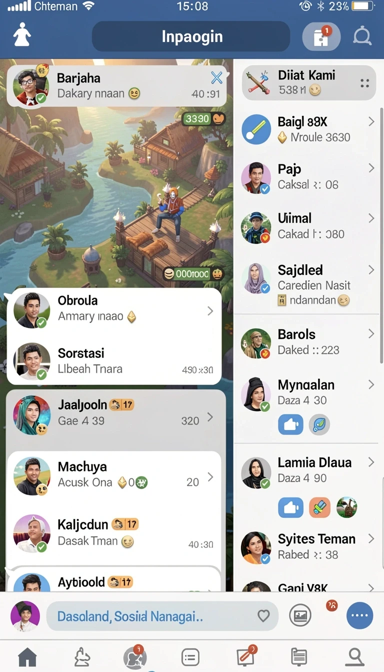 Beragam pilihan permainan menarik dalam aplikasi rk8 App APK Terbaru.